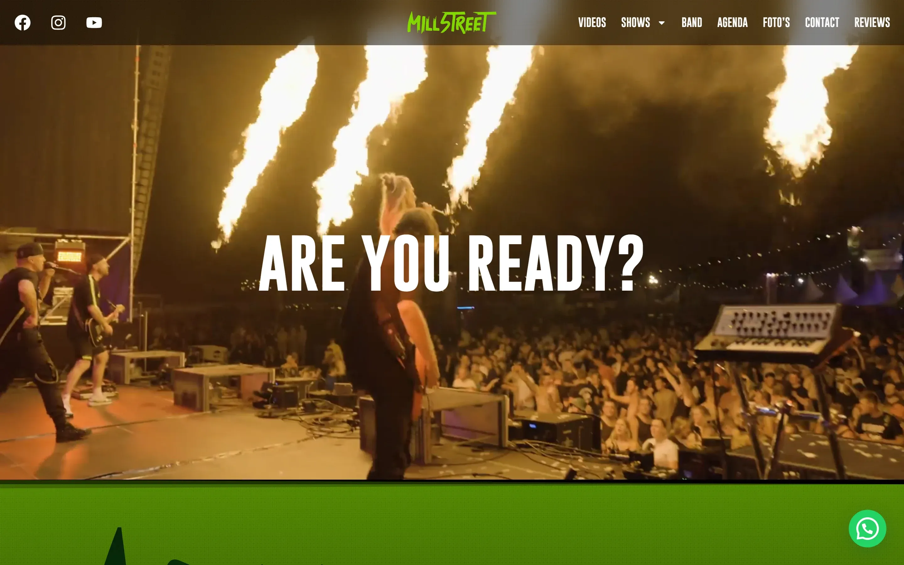 Millstreet: Energieke one-pager voor explosieve coverband
