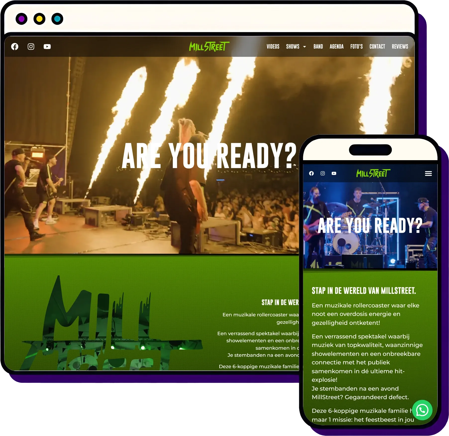 Millstreet: Energieke one-pager voor explosieve coverband