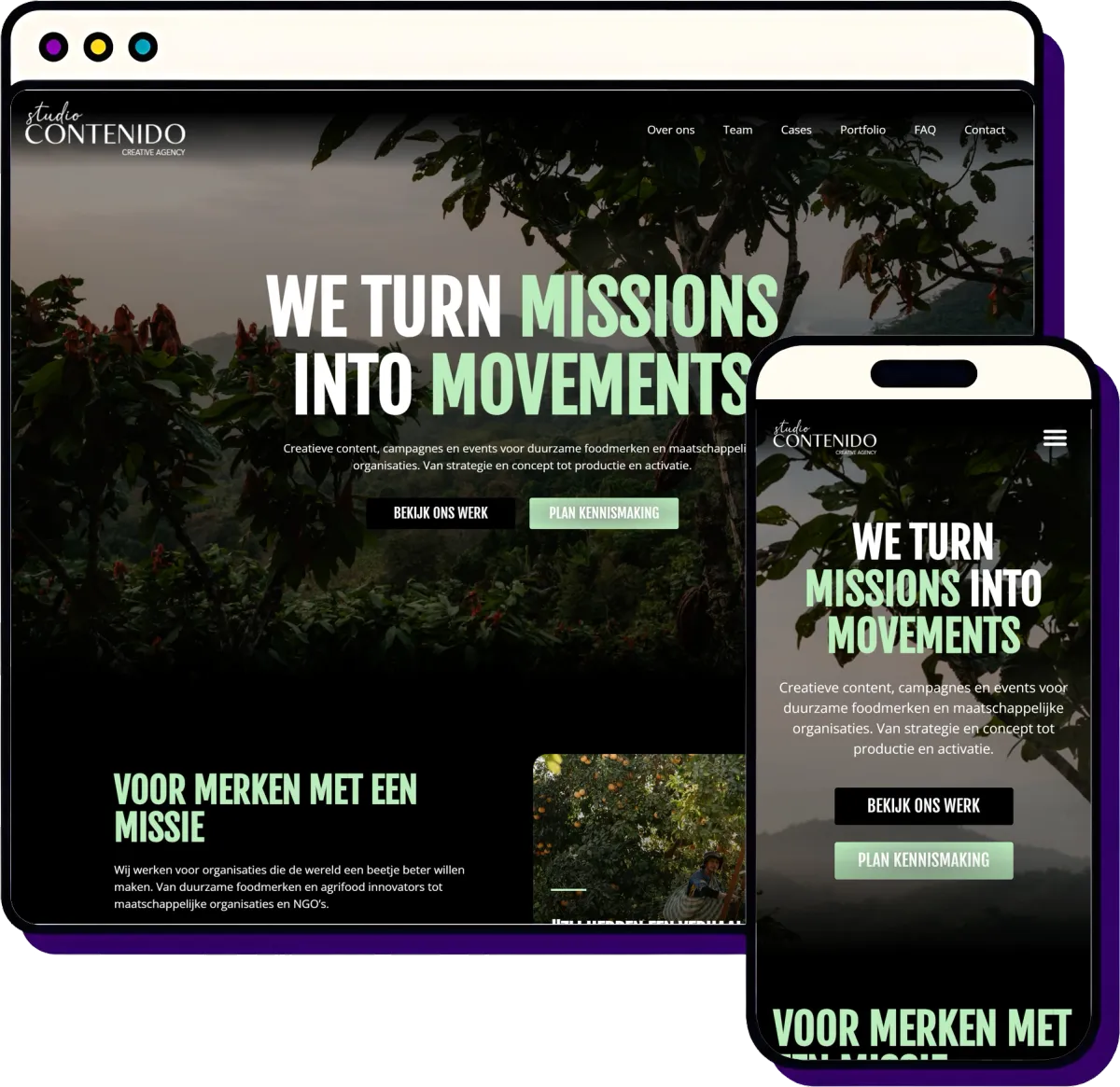 Studio Contenido: Nieuwe site voor een Utrechts content-collectief